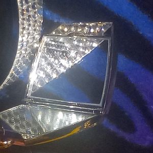 Brand New Silver Pocket Mirror State Farm Engravement 2"